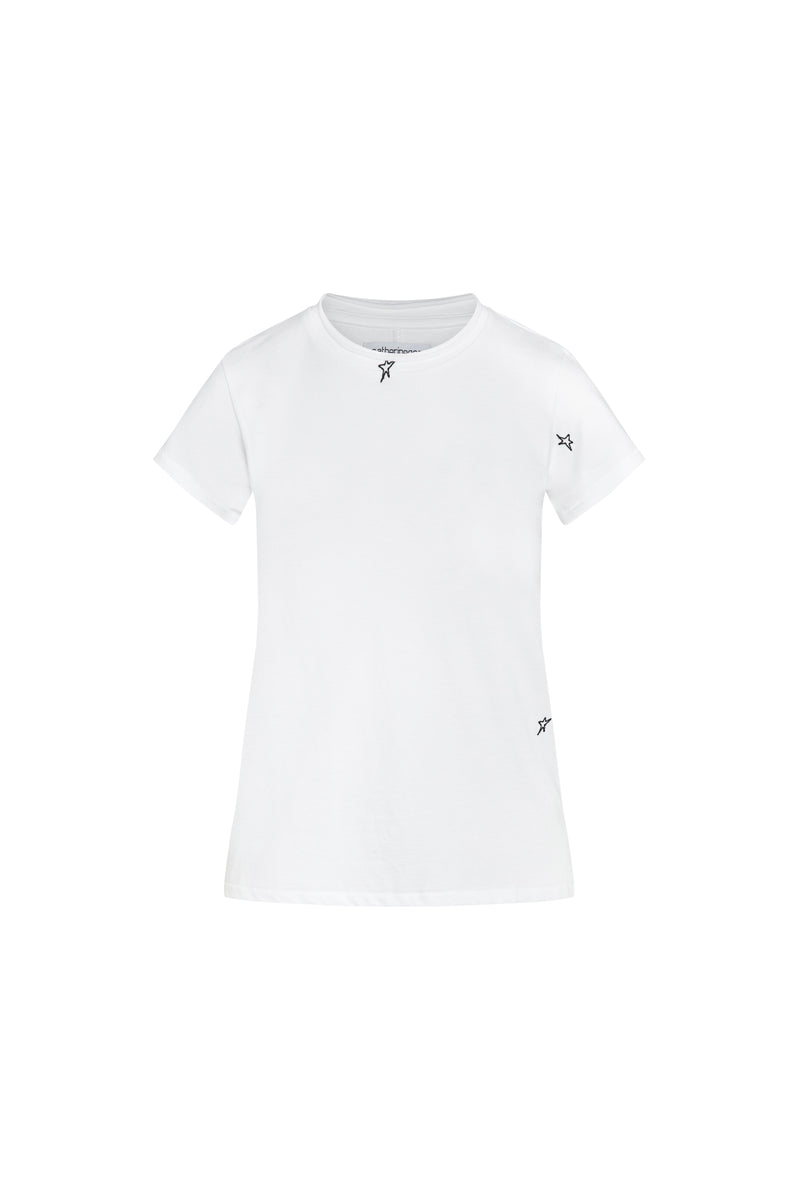 EMBROIDERED COTTON TEE - STAR