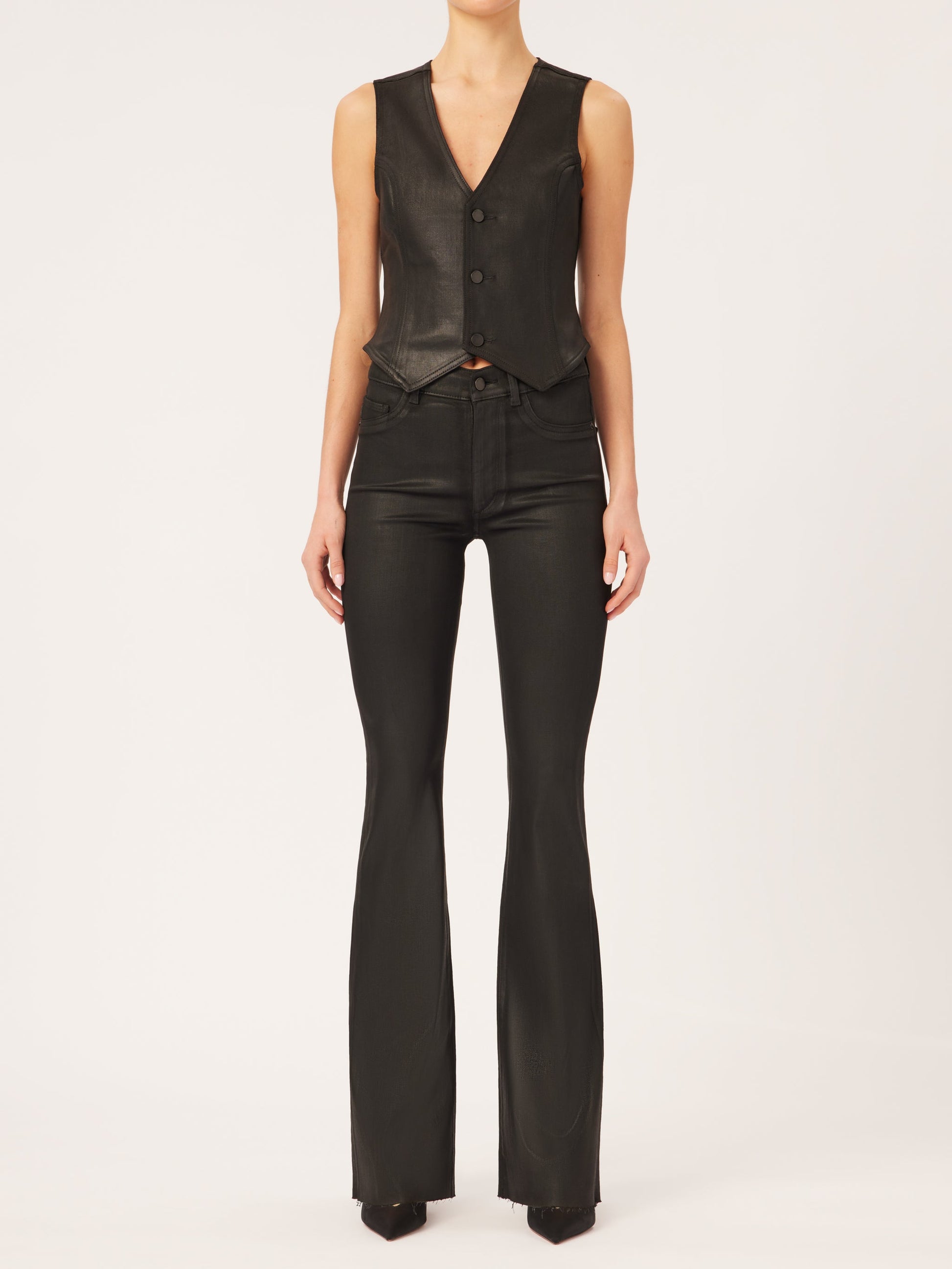 bridget bootcut coated