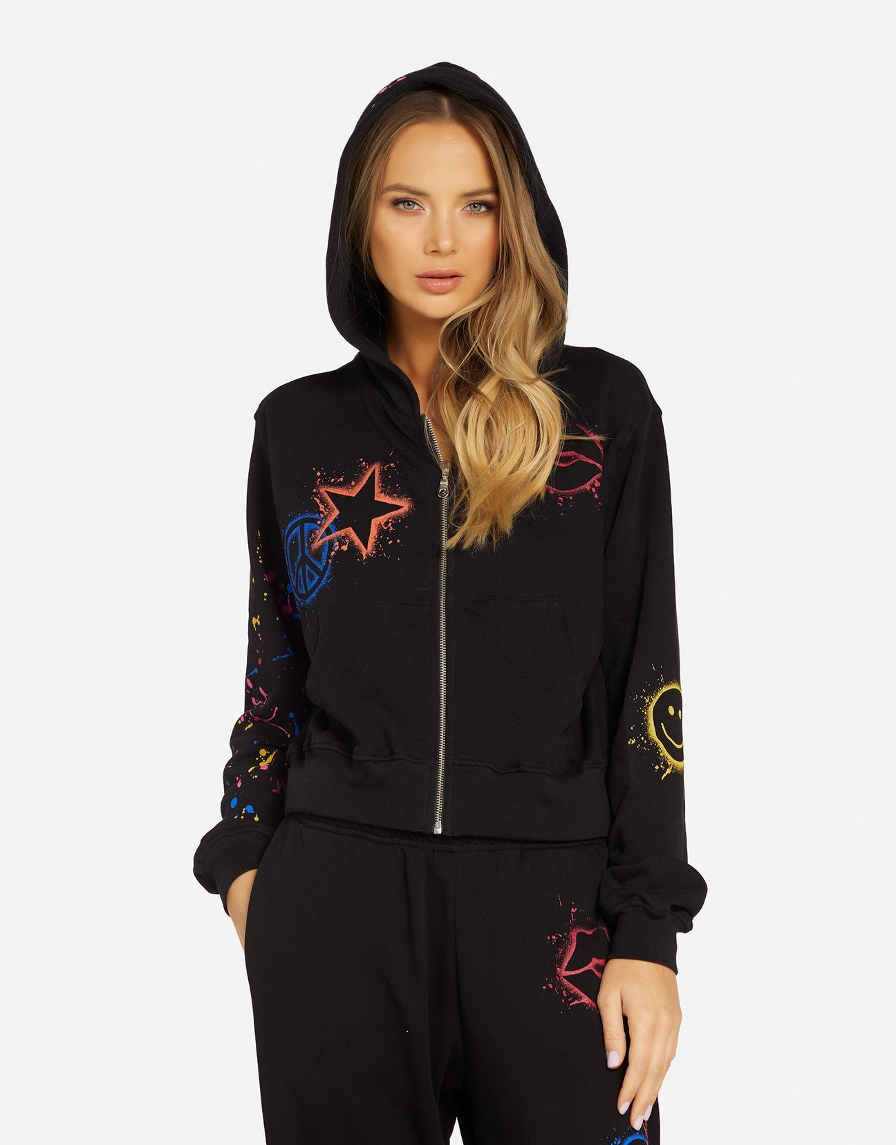LACHELLE SPLATTER HOODIE