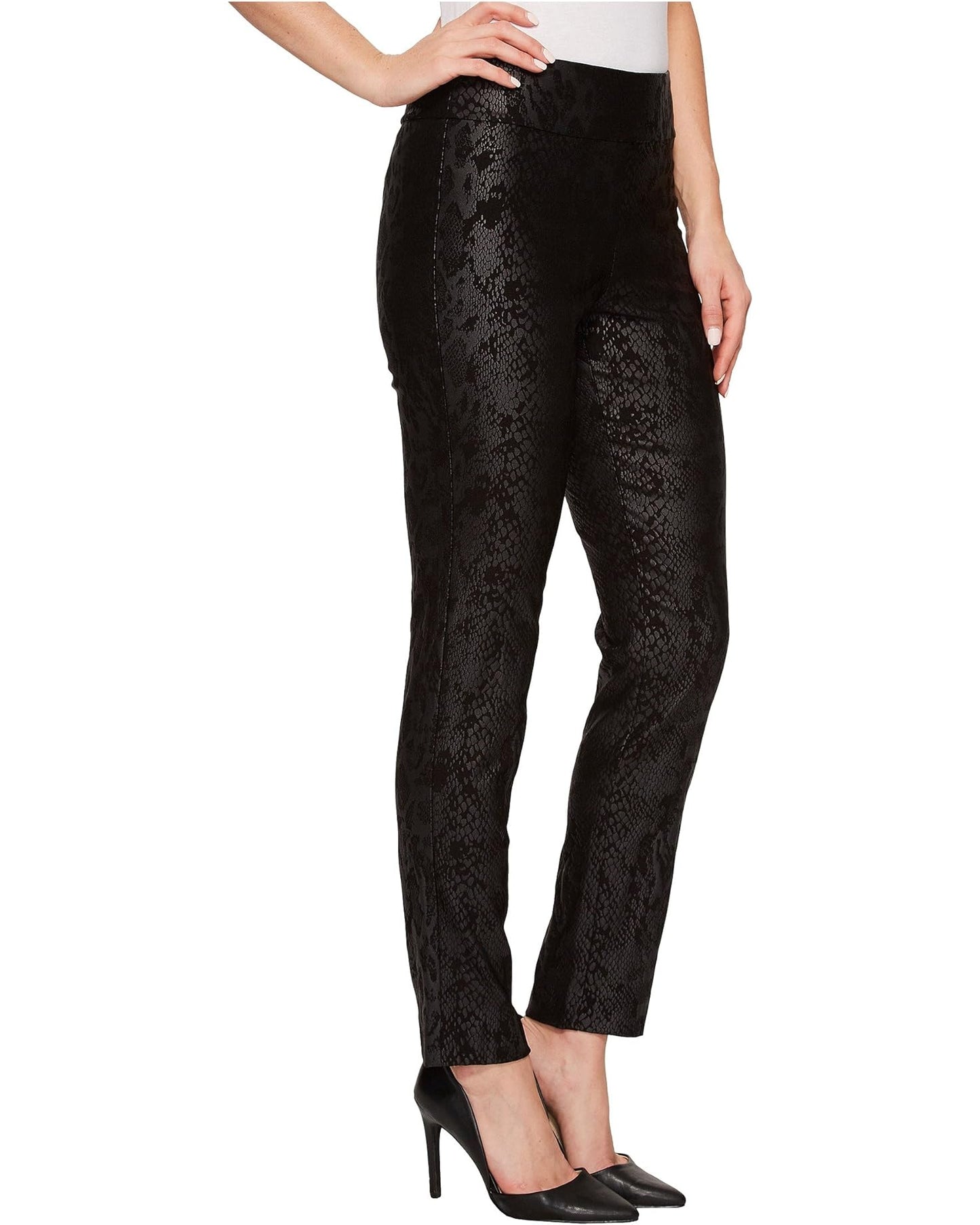 black python nomi pant