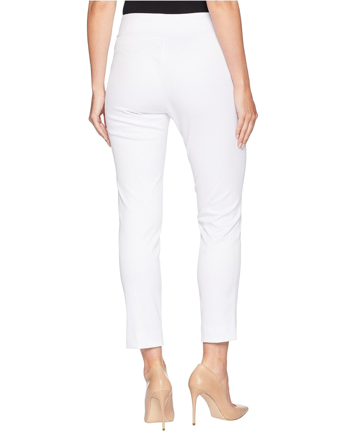 pique white nomi pant