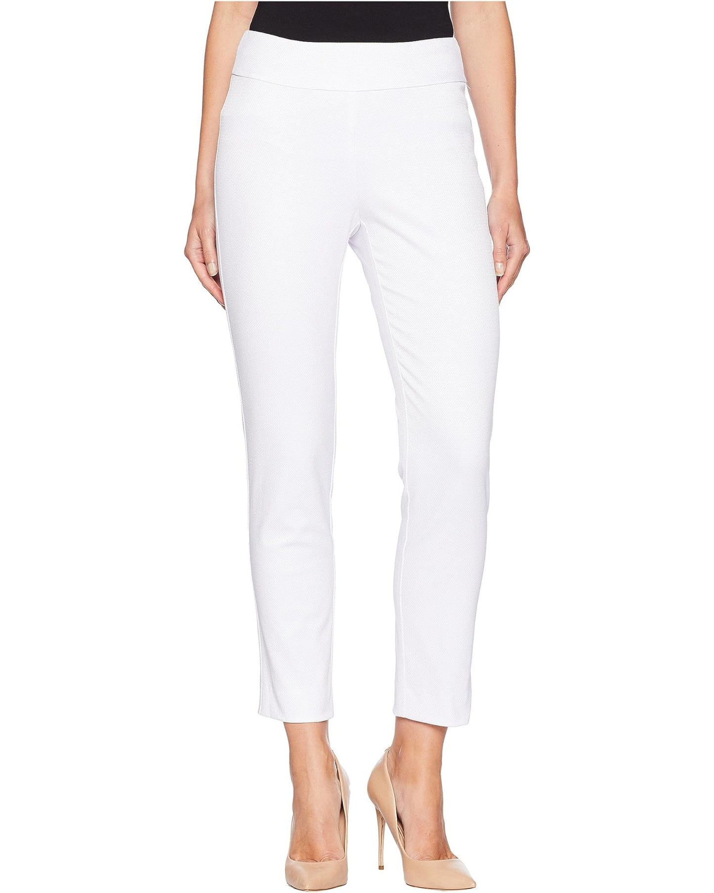 pique white nomi pant