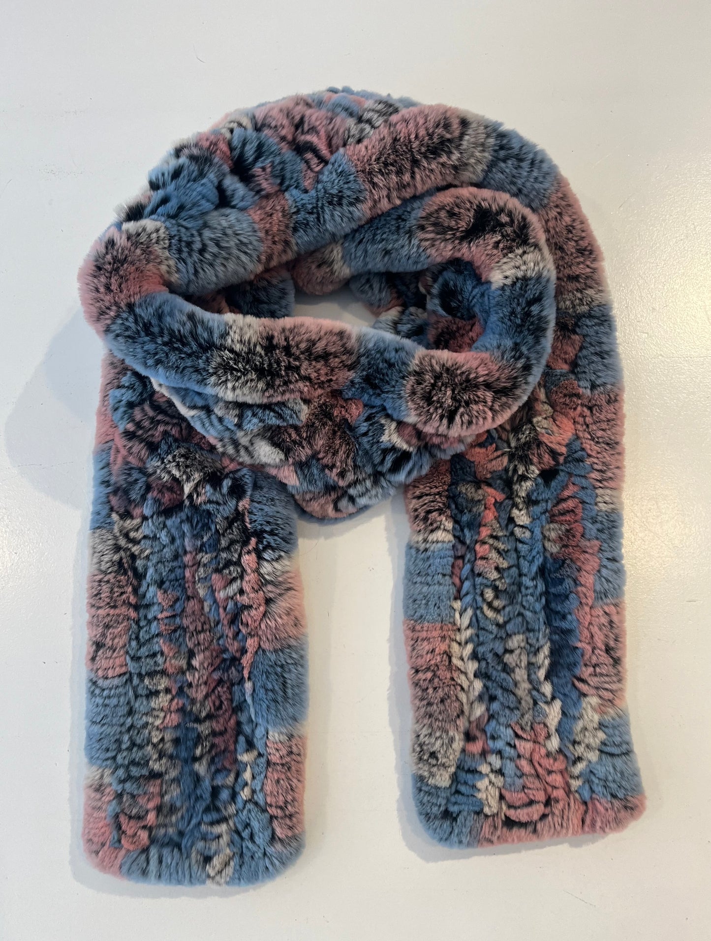 AUDREY REX RABBIT SCARF - PASTEL LOVE