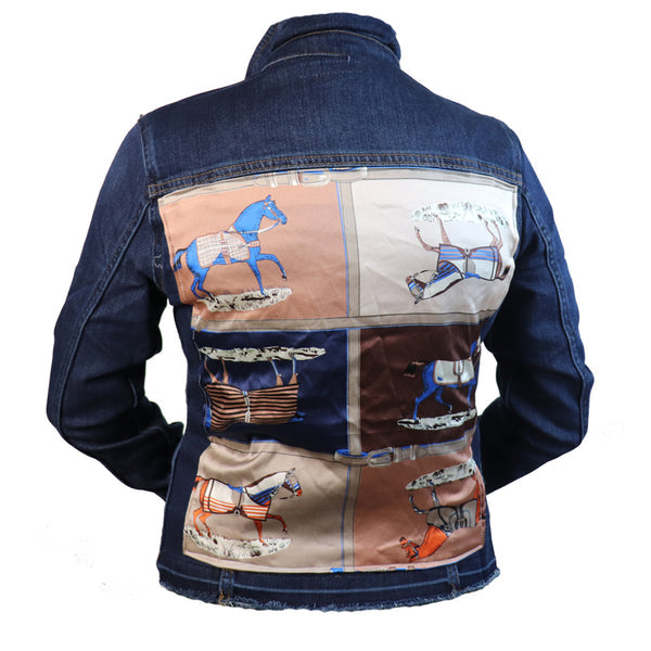 HORSE TRAILZ DARK DENIM JACKET