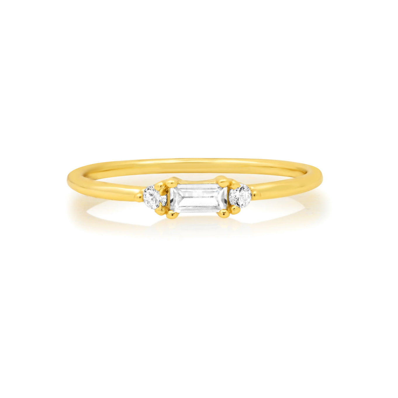 BAGUETTE RING, GOLD