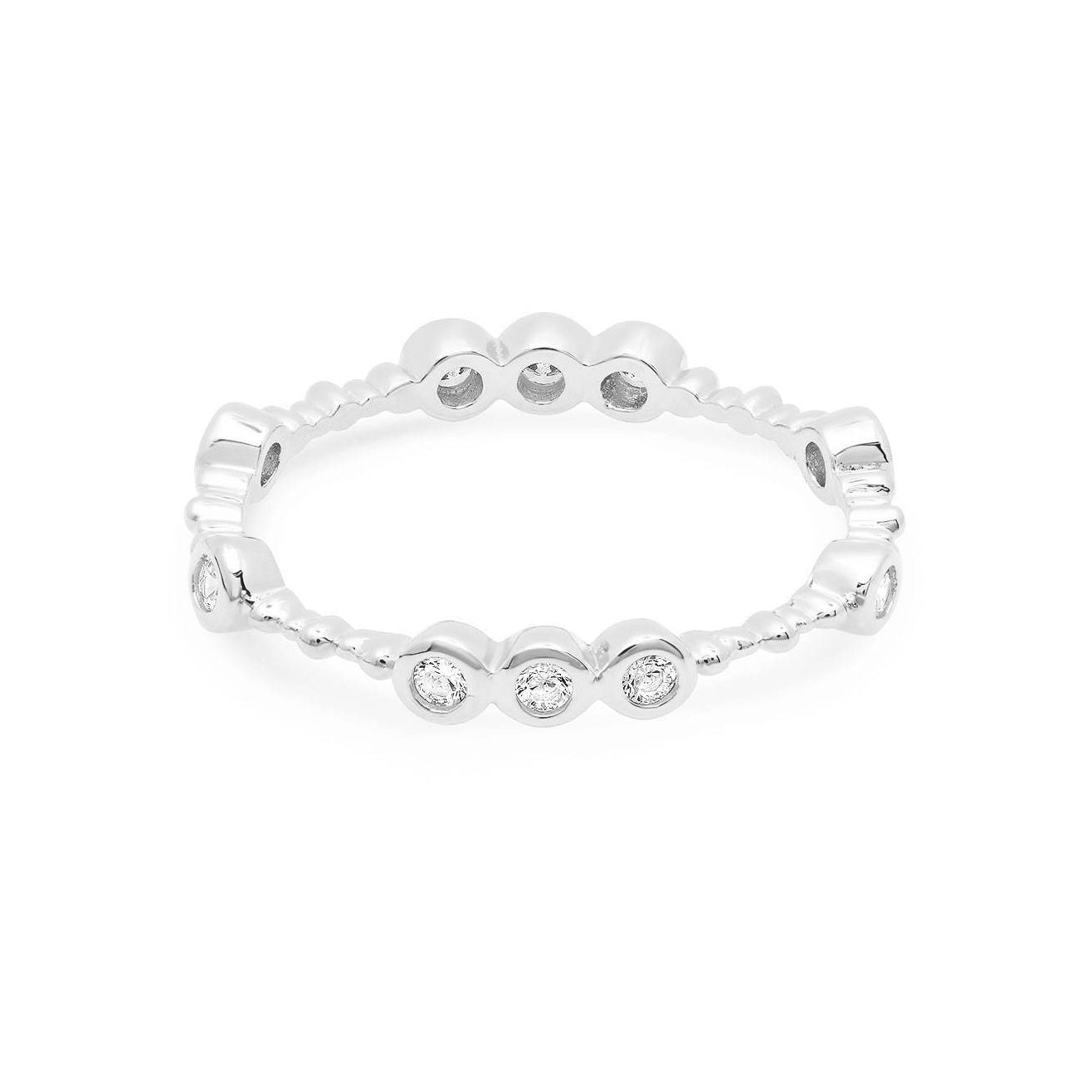 BUBBLE RING, SILVER