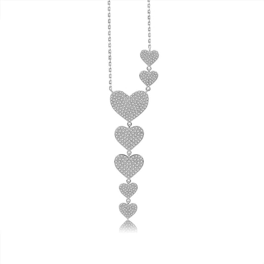 HARPER FLOATING HEARTS NECKLACE