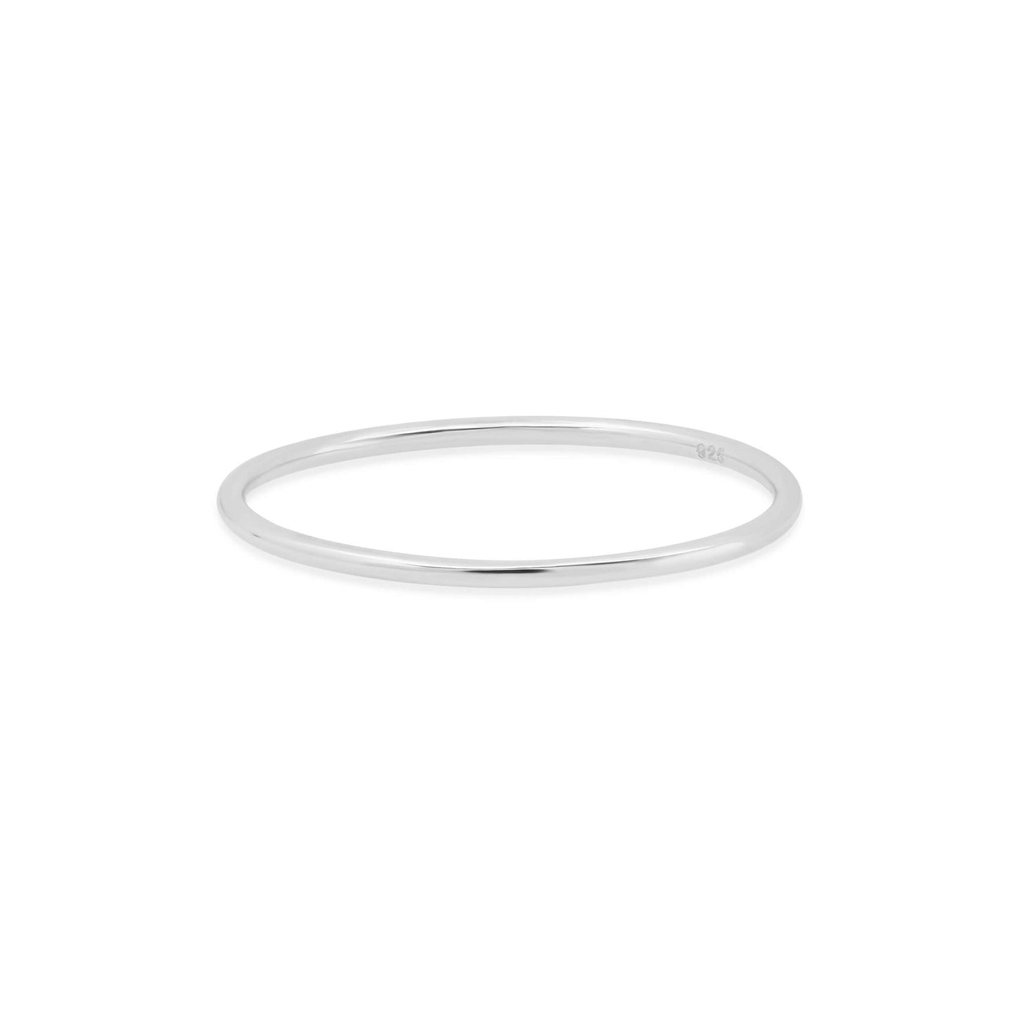 ONE LINE RING, SILVER