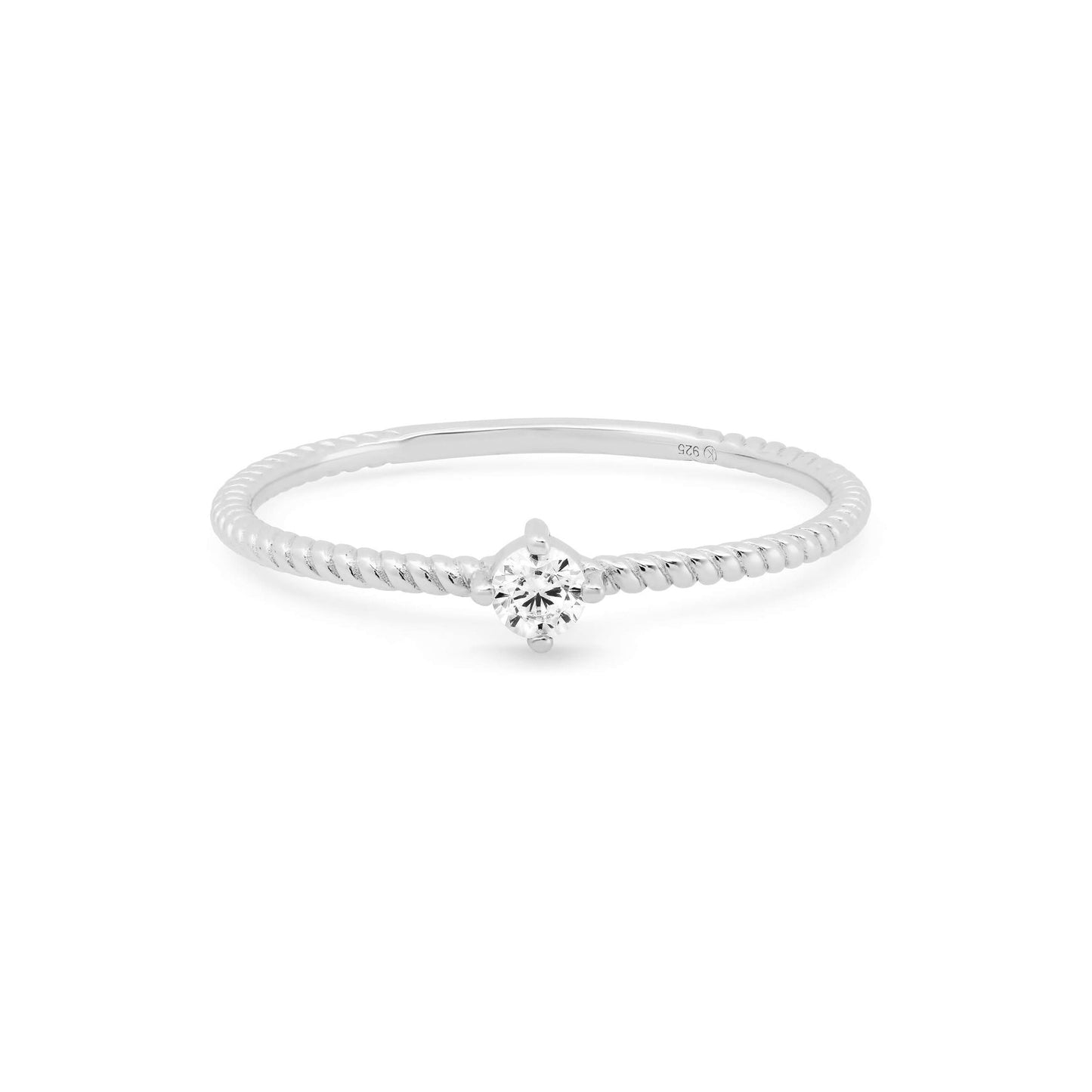 TWIST RING, SILVER