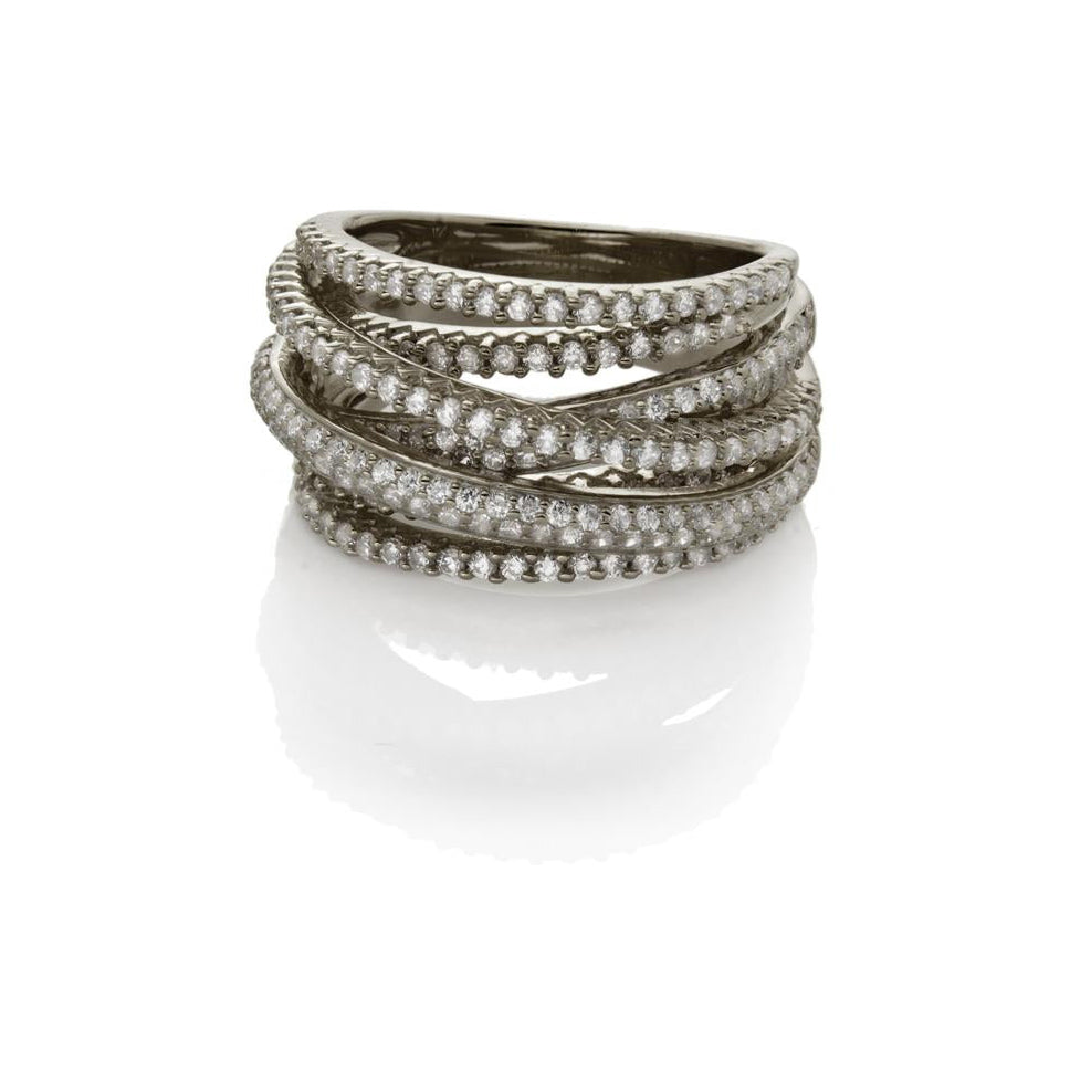 VIA RING, BR STERLING SILVER