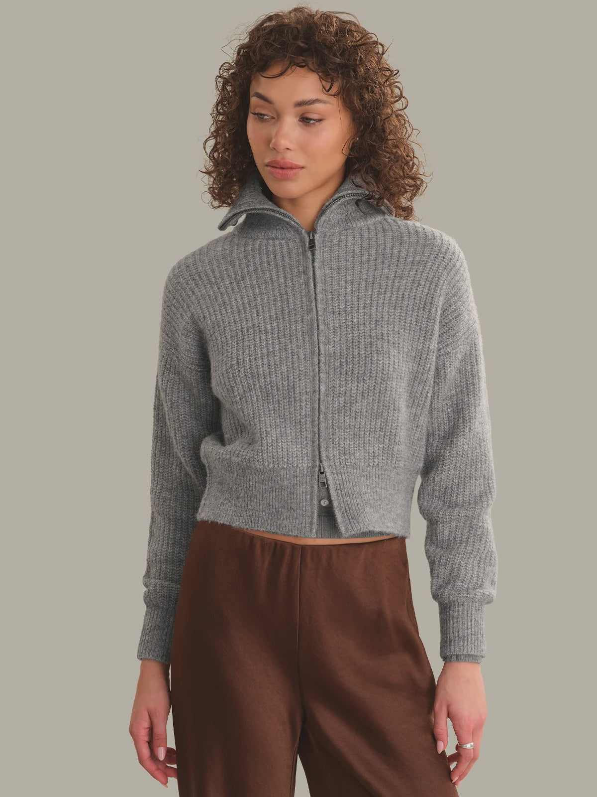 WESLEY ZIP FUZZY JACKET