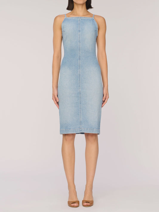 ESME DRESS: APRON MIDI