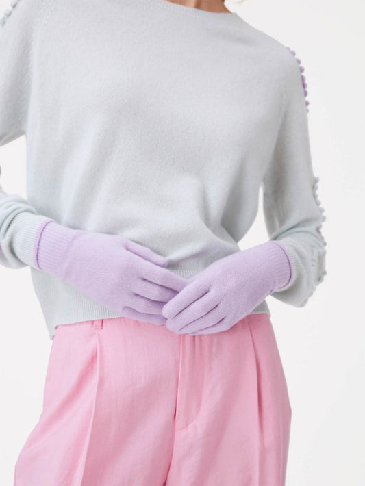 soft lilac gloves