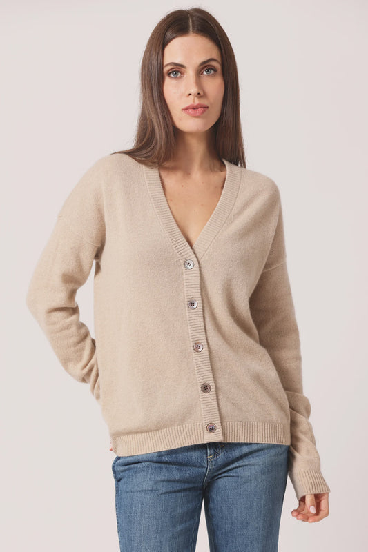 12GG V NECK CARDIGAN