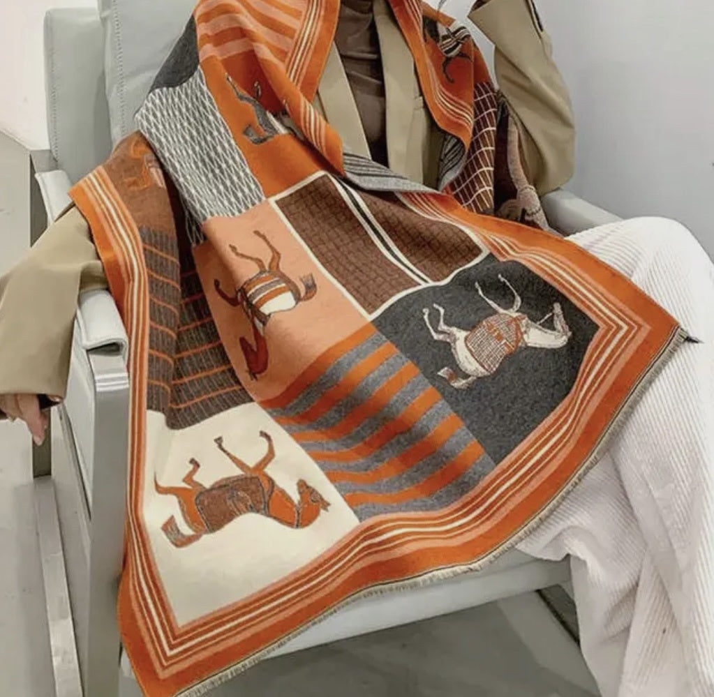 SADDLE SHAWL