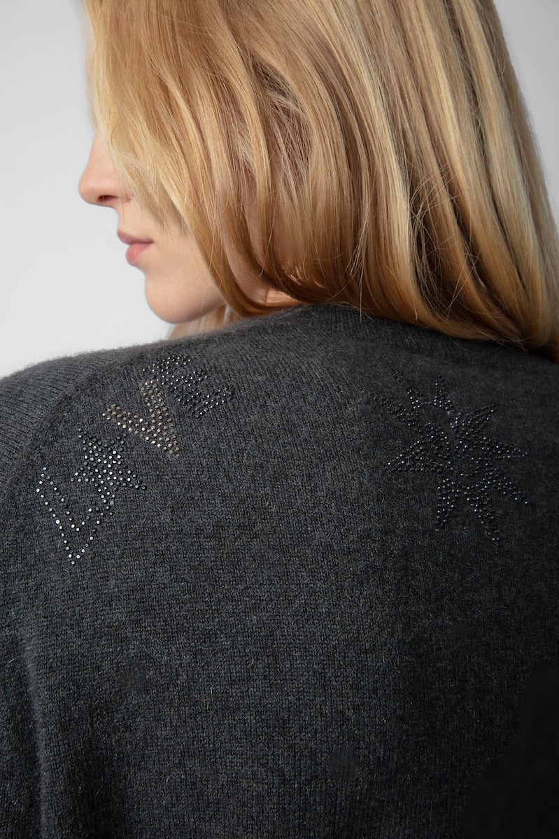 Pravis Cashmere Diamanté Sweater