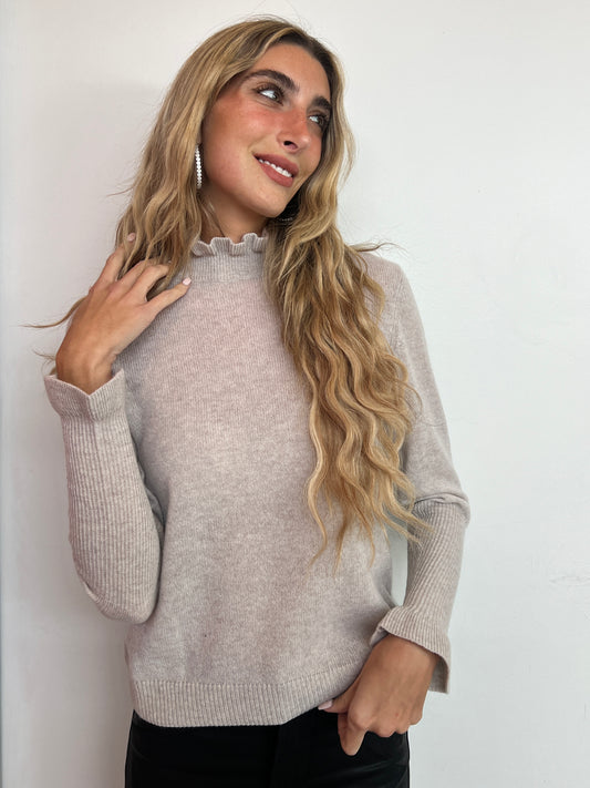 EVIE RUFFLE PULLOVER