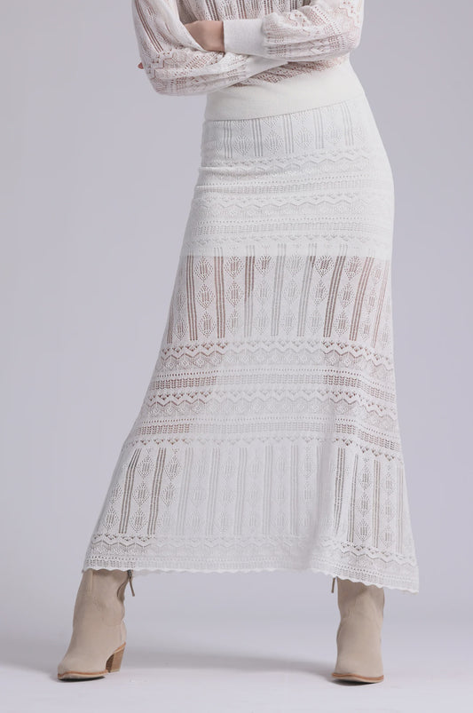 MAXI LACE SKIRT