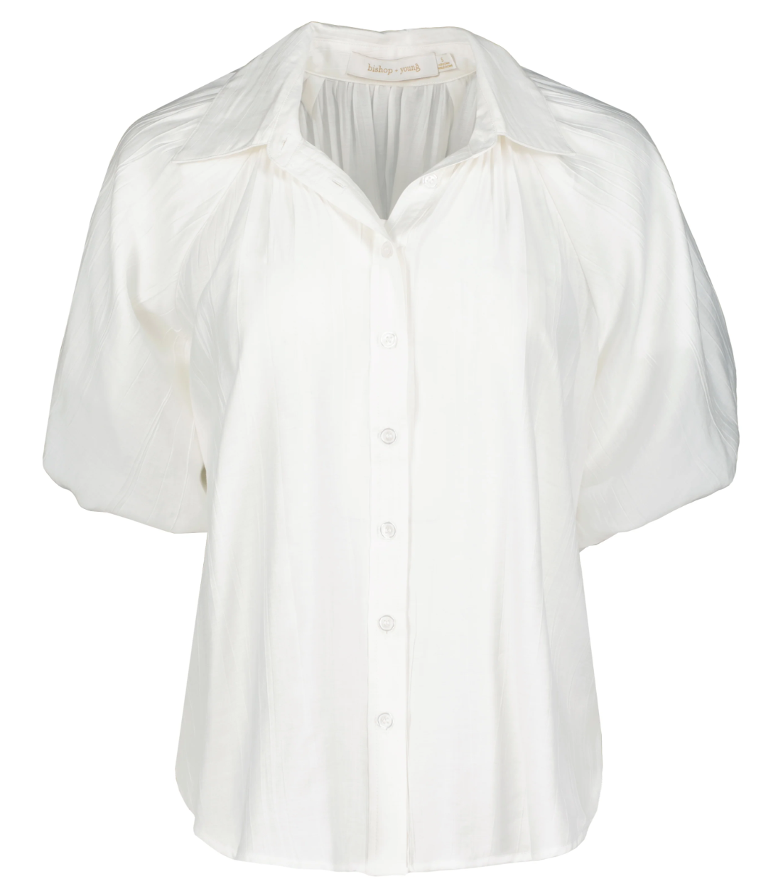 ANISE BUBBLE SLEEVE TOP