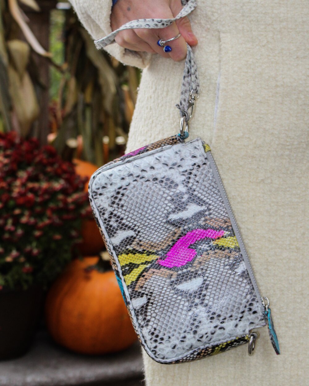 PYTHON SHOULDER BAG