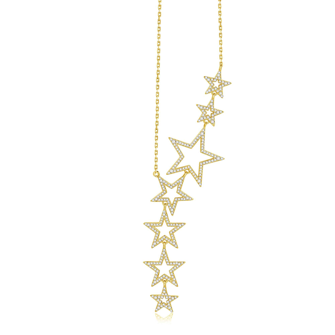 JAGGER FLOATING OPEN STAR NECKLACE