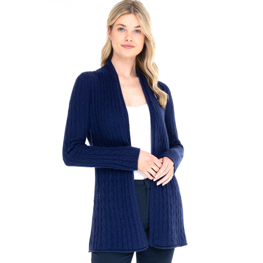 Alashan Cashmere Breezy Mini Duster - Blue