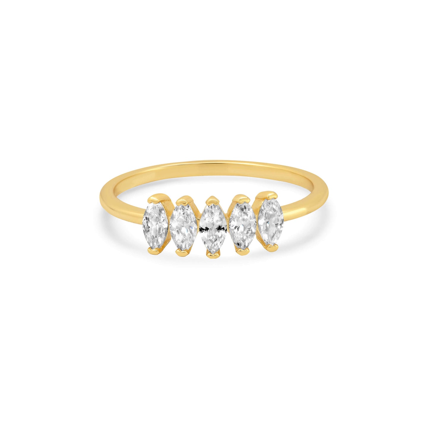 MARQUISE RING, GOLD
