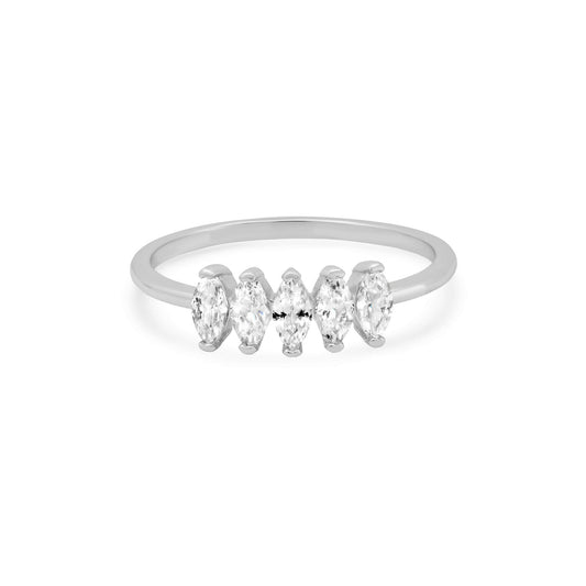 MARQUISE RING, SILVER