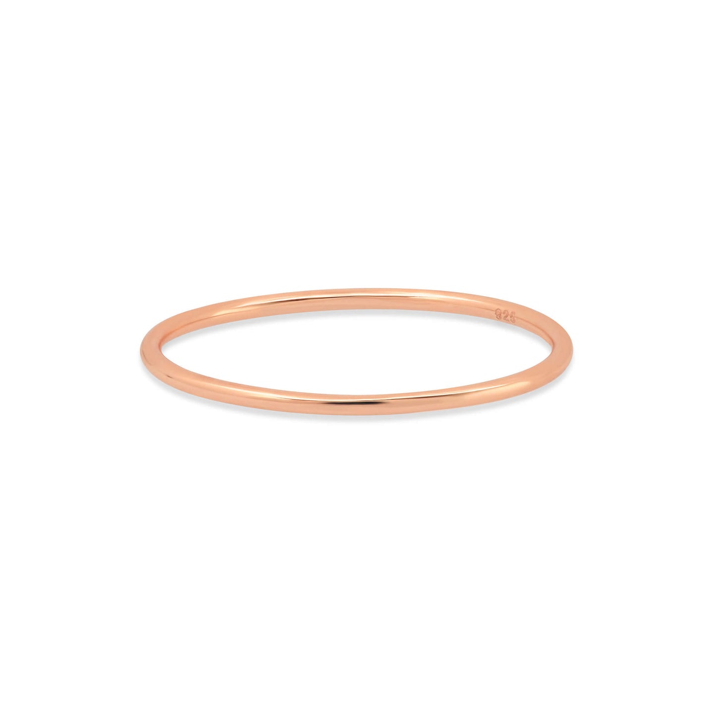 ONE LINE RING, ROSE GOLD