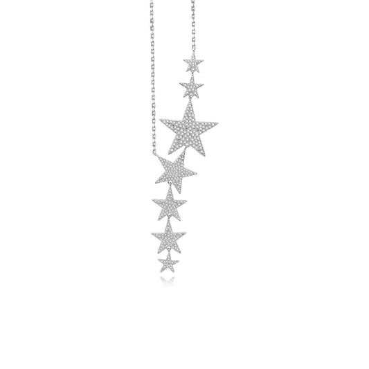 SASHA FLOATING STARS NECKLACE