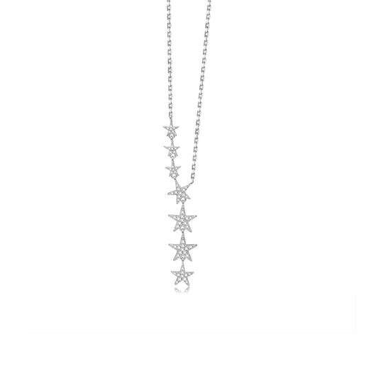 TEENIE SASHA FLOATING STARS NECKLACE